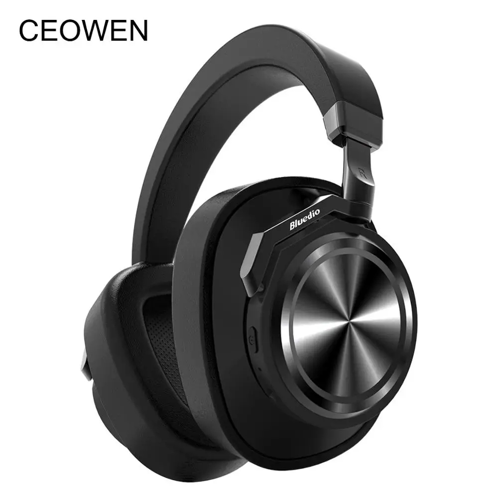 

Bluedio Brand T6 2019 New Arrival ANC Active Noise Reduction Intelligent Wireless Bluetooth Headphone 5.0 HIFI Stereo Headphone