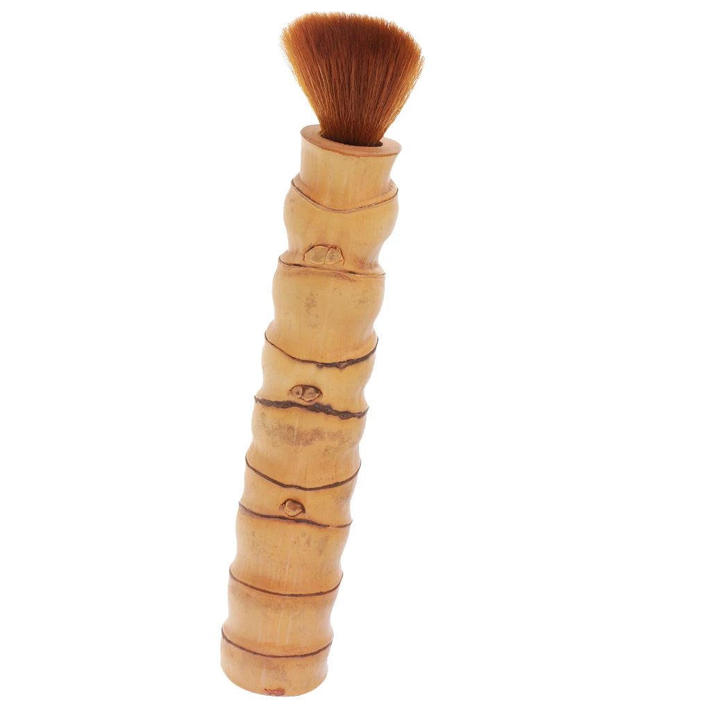 Bamboo Root Pen Brush Handmade Tea Brush Coffeepot Teapot Brush -18cm