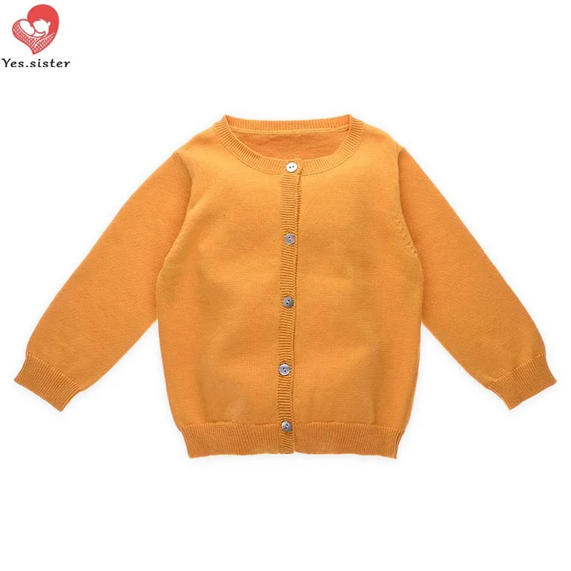 Yes.sister Baby Cardigan Sweater 6 Colors Boys Girls Knitted Cardigan