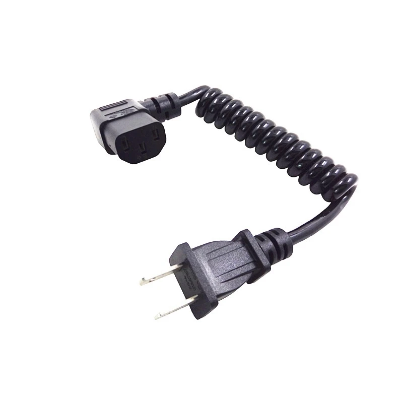 NEMA 1-15P 2Pin штекер IEC 320 C13 Локоть женский AC короткий портативный - Цена: 321,46 руб.