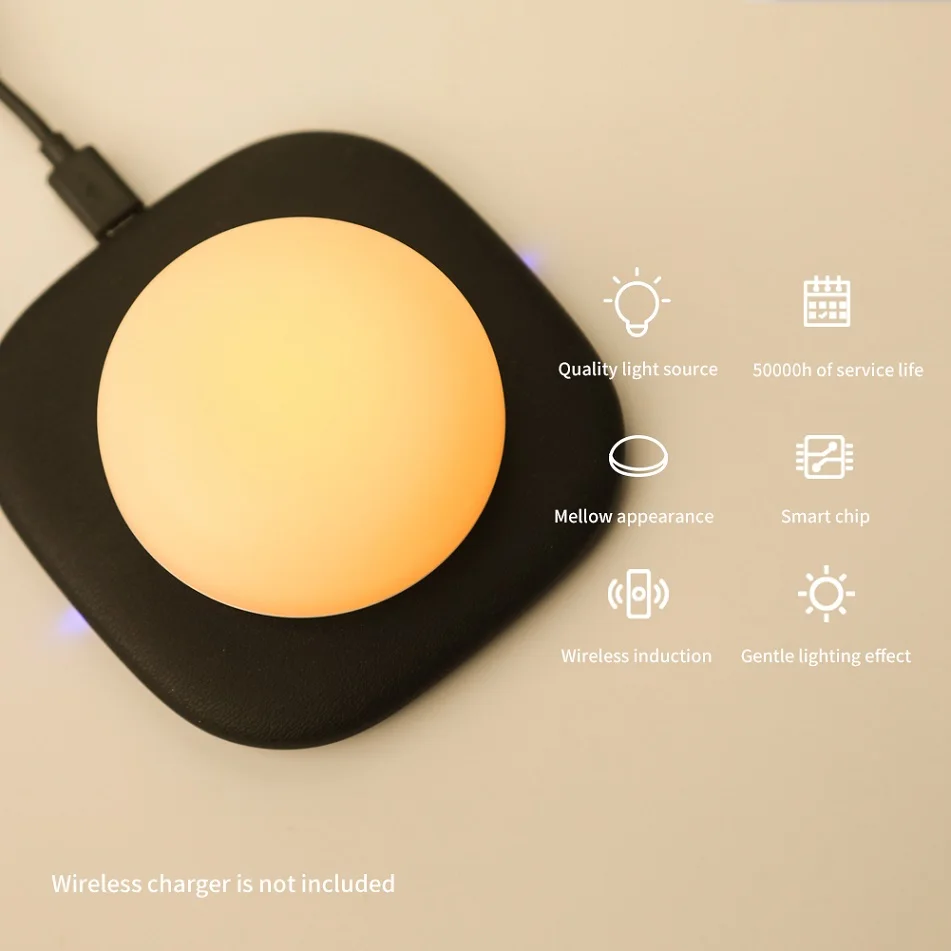 Nillkin Qi Wireless Charger Charging Pad & Mini Bedroom lamp LED For iPhone X/XS/XS Max/8/7/7plus For Samsung S9/S9plus/S8/S7/S6