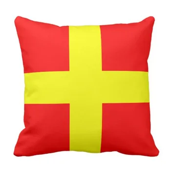 

Throw Pillow Cover Nautical Flag Signal Letter R Romeo Decorative Pillow Case Home Decor Square 18 x 18 Inch Cushion Pillowcase