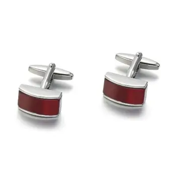 

10pairs/lot Quality Opal Cuff Links Silver Arch Shape Cufflinks Business Style Men's Jewelry Gift Wholesale