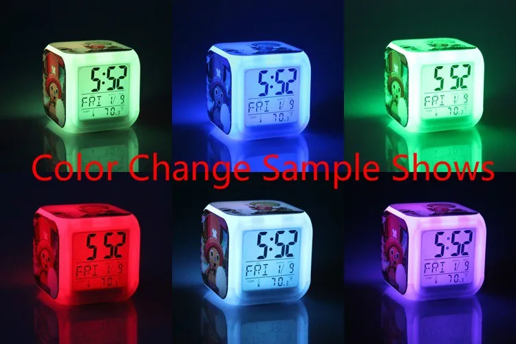 Pokemon Go изменение цвета светодиодный цифровой будильник освещение часов игрушка детский Рождественский подарок B