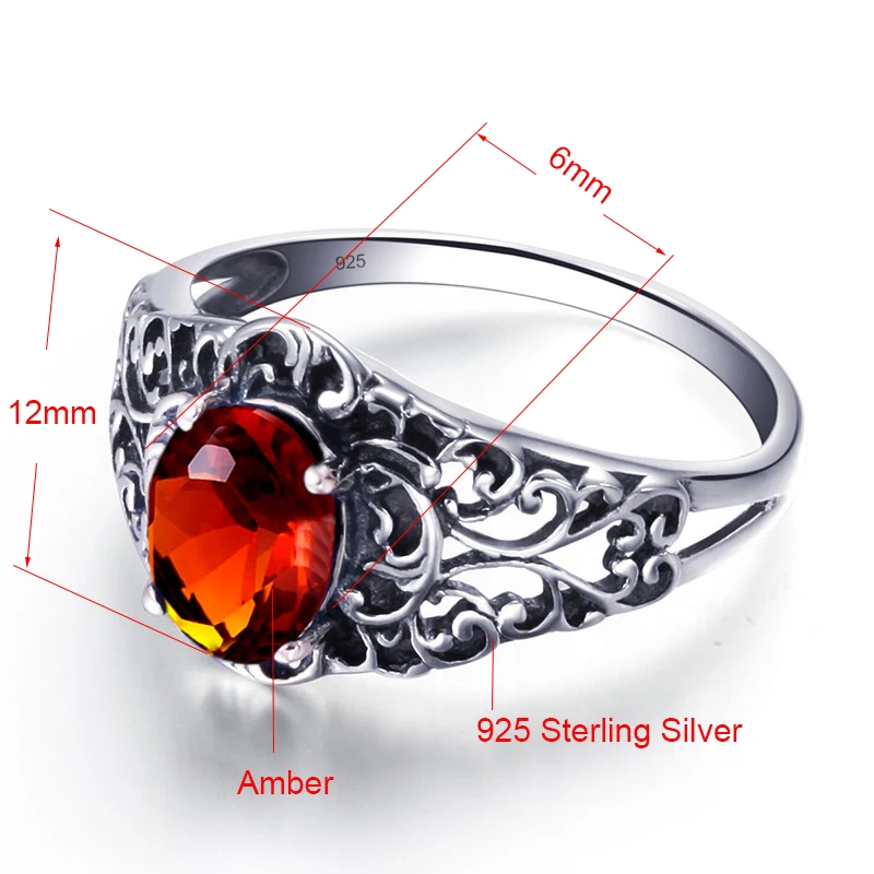 Женское кольцо ручной работы из серебра 925 пробы с коричневым камнем|ring for|rings for