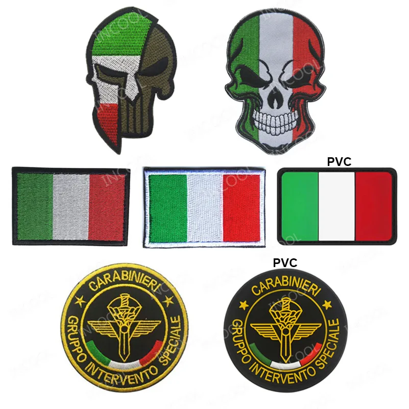 

Embroidery Patch Italy Flag Army Military Tactical Morale Patches Emblem Appliques Italian Carabinieri Rubber Embroidered Badges