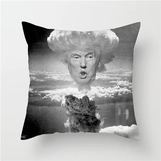 Fuwatacchi различные Дональд Трамп Веселая наволочка Подушка с портретом Чехлы для декоративного домашнего дивана Наволочка на подушку для стула - Цвет: PC05750