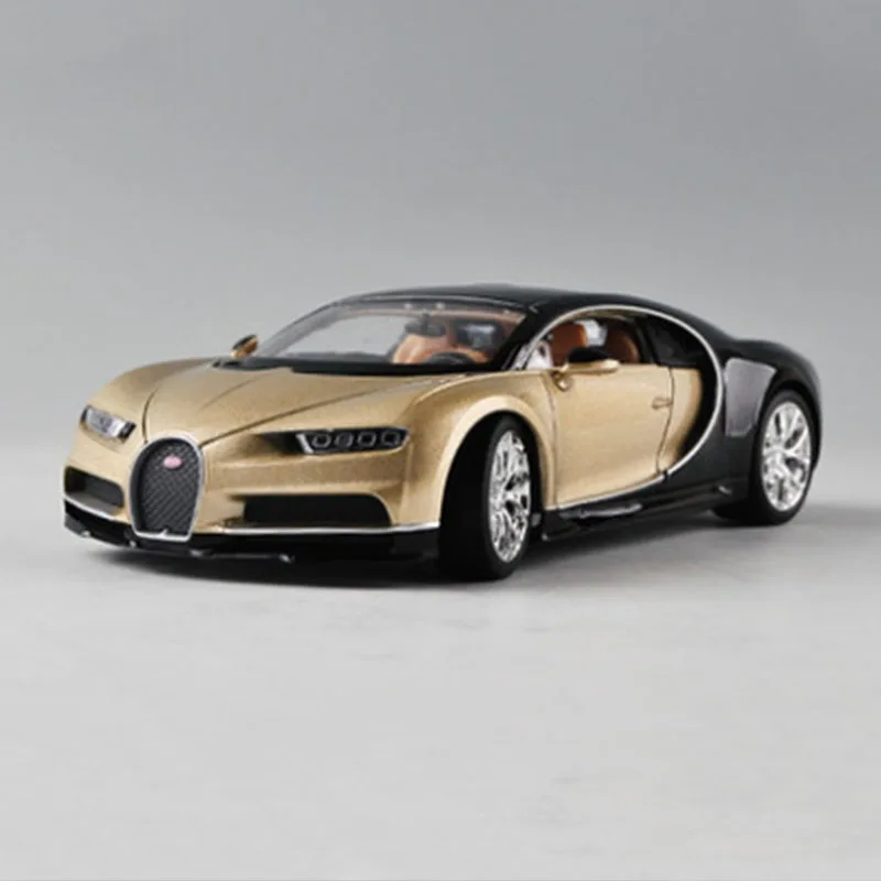 

1:24 Car Model Toys Bugatti Chiron Diecast Model Roadster Car Vehicle with Origin Box F Kids or Children Gifts Home Decoration