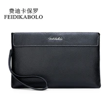 FEIDIKABOLO Rfid Wallet Genuine Leather Men Wallets Clutch Black Male Zipper Cowhide Leather Wallet Long Coin Purse Handy Bags FEIDIKABOLO Rfid Wallet Genuine Leather Men Wallets Clutch Black Male Zipper Cowhide Leather Wallet Long Coin Purse Handy Bags