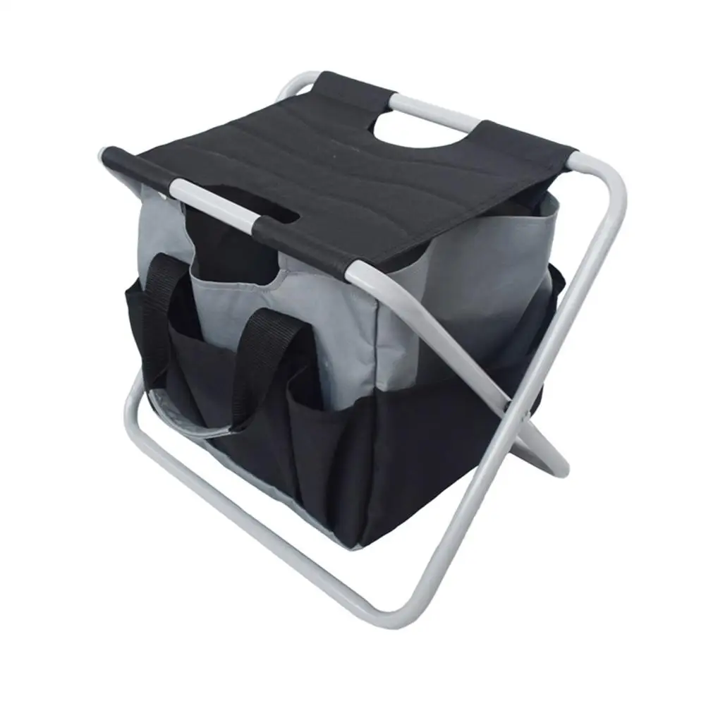 Folding Stool Multi-functional Portable Camping Folding Stool With Storage Bag Garden Tools Folding Chair Fishing Stool - Цвет: 3