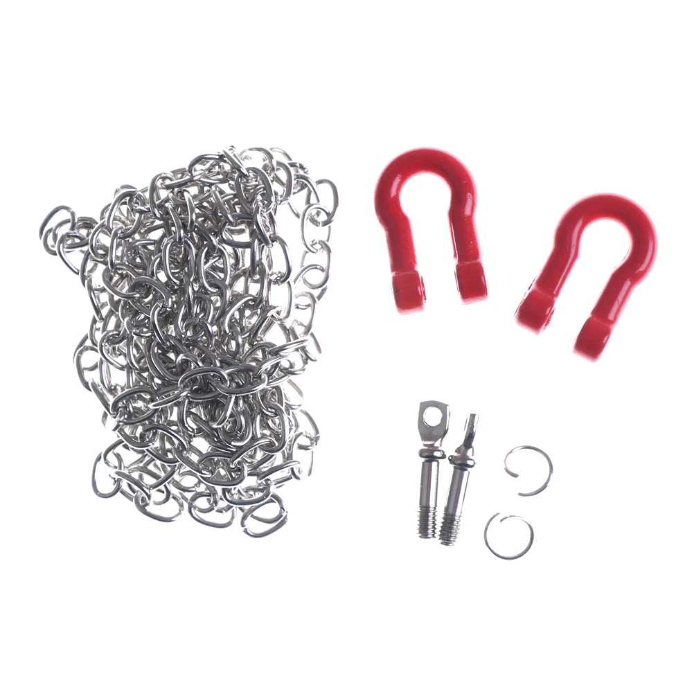 RC Crawler Tow Hook & Trailer Chain Kit for Traxxas Hsp Redcat Rc4wd Tamiya Axial scx10 D90 Hpi RC Trucks Car Parts 1:10 Accs RC Crawler Tow Hook & Trailer Chain Kit for Traxxas Hsp Redcat Rc4wd Tamiya Axial scx10 D90 Hpi RC Trucks Car Parts 1:10 Accs