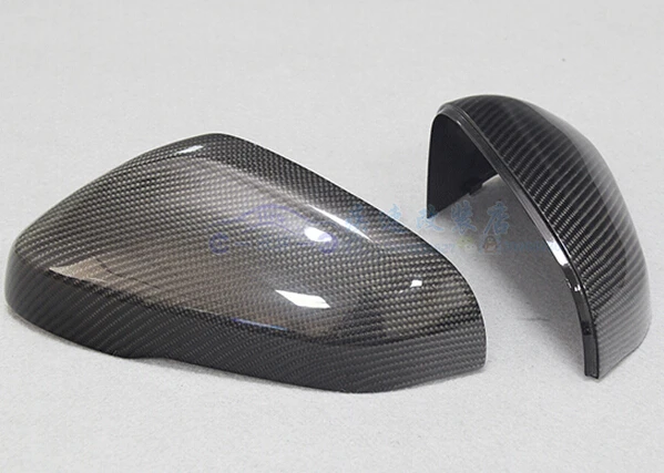 2pcs Carbon Fiber font b Car b font Side font b Mirrors b font Rearview Cover