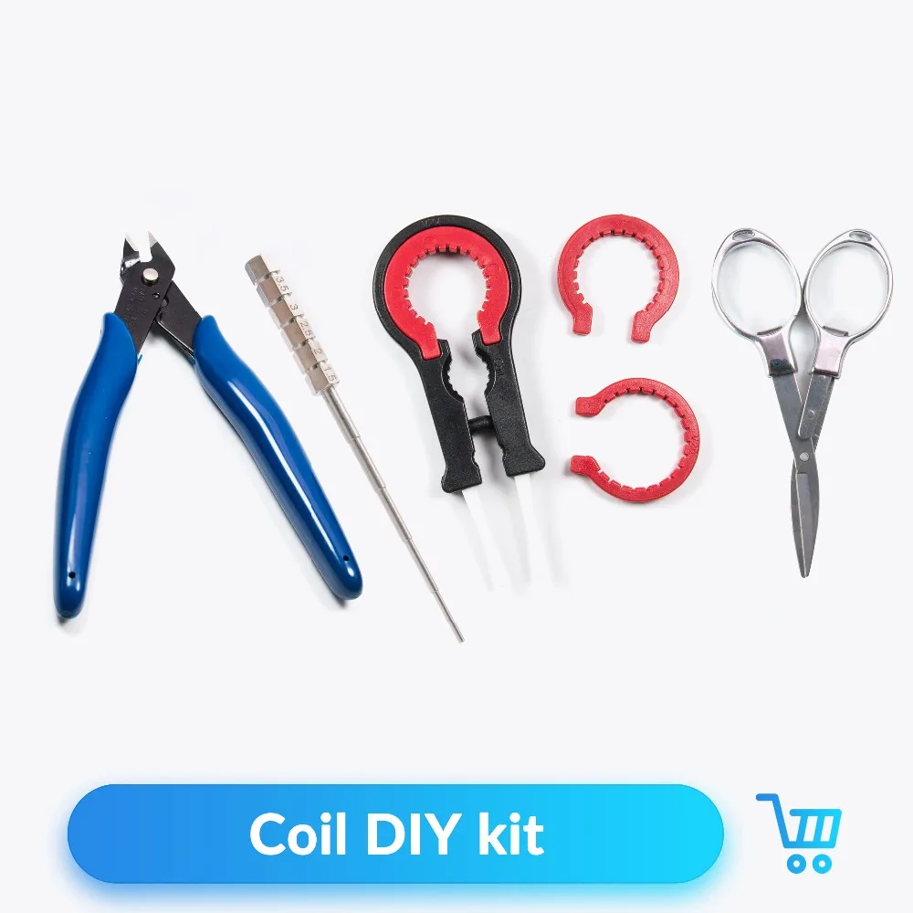 

Quartz Banger E Cigarette DIY Tool Kit Coil Jig Piler Ceramic Tweezer Scissors for Wrapping Coil RDA RTA Vaporizer DIY Atomizer