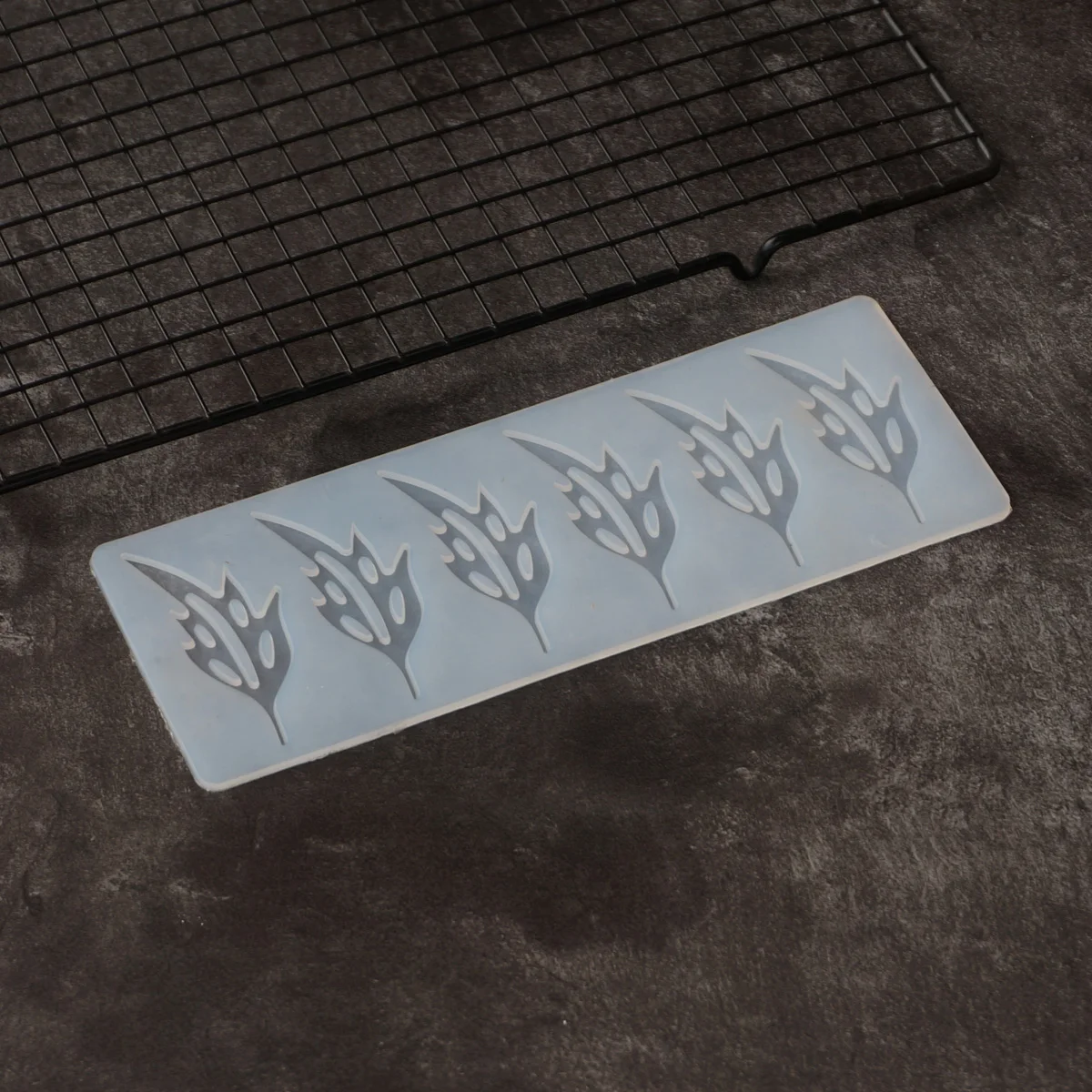 Выдалбливают лист форма трафарет для шоколада формы торта украшения инструменты листья форма передачи лист силиконовый Chablon