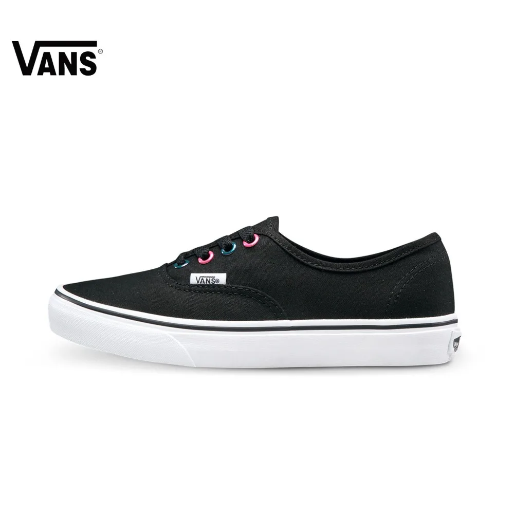 

Original Vans New Arrival Black and Purple Low-Top Women's Skateboarding Shoes Sport Shoes Canvas Shoes Outdoor Sports Sneakers
