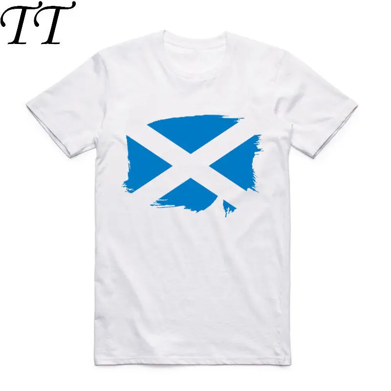 

2019 Men And Women Print Scottish Scotland Flag Fashion T Shirt O-Neck Short Sleeve Summer Casual T-shirt Unisex HCP921