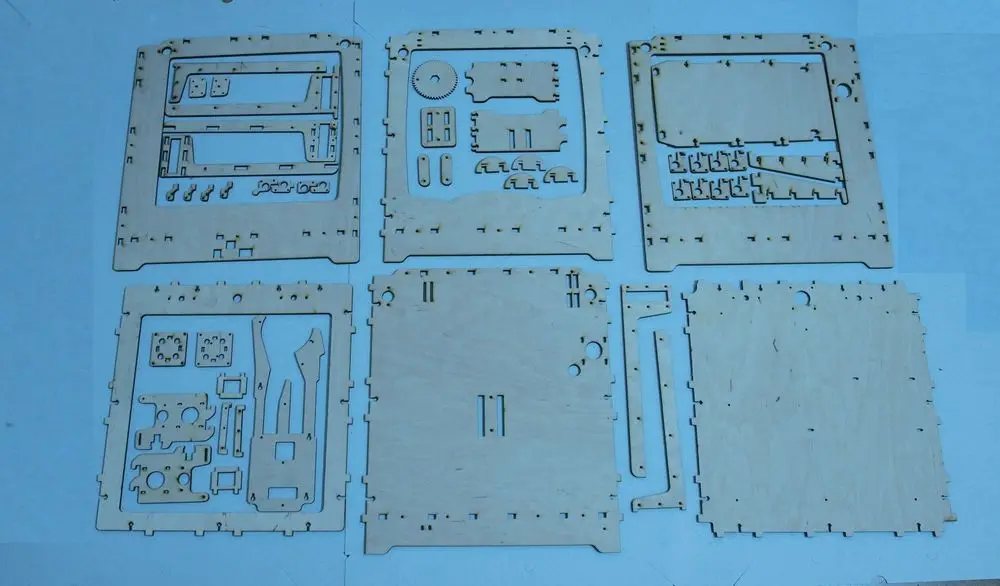 3d принтер Reprap Ultimaker клон рамка лазерная резка фанеры панель комплект/комплект 6 мм/4 мм