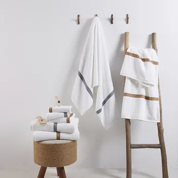 

Star Hotel Cotton Bath Towel Single Yarn 16 Broken Spiral Face Towel Spa Towel Supplies Customized Embroidered Logo Wholesale