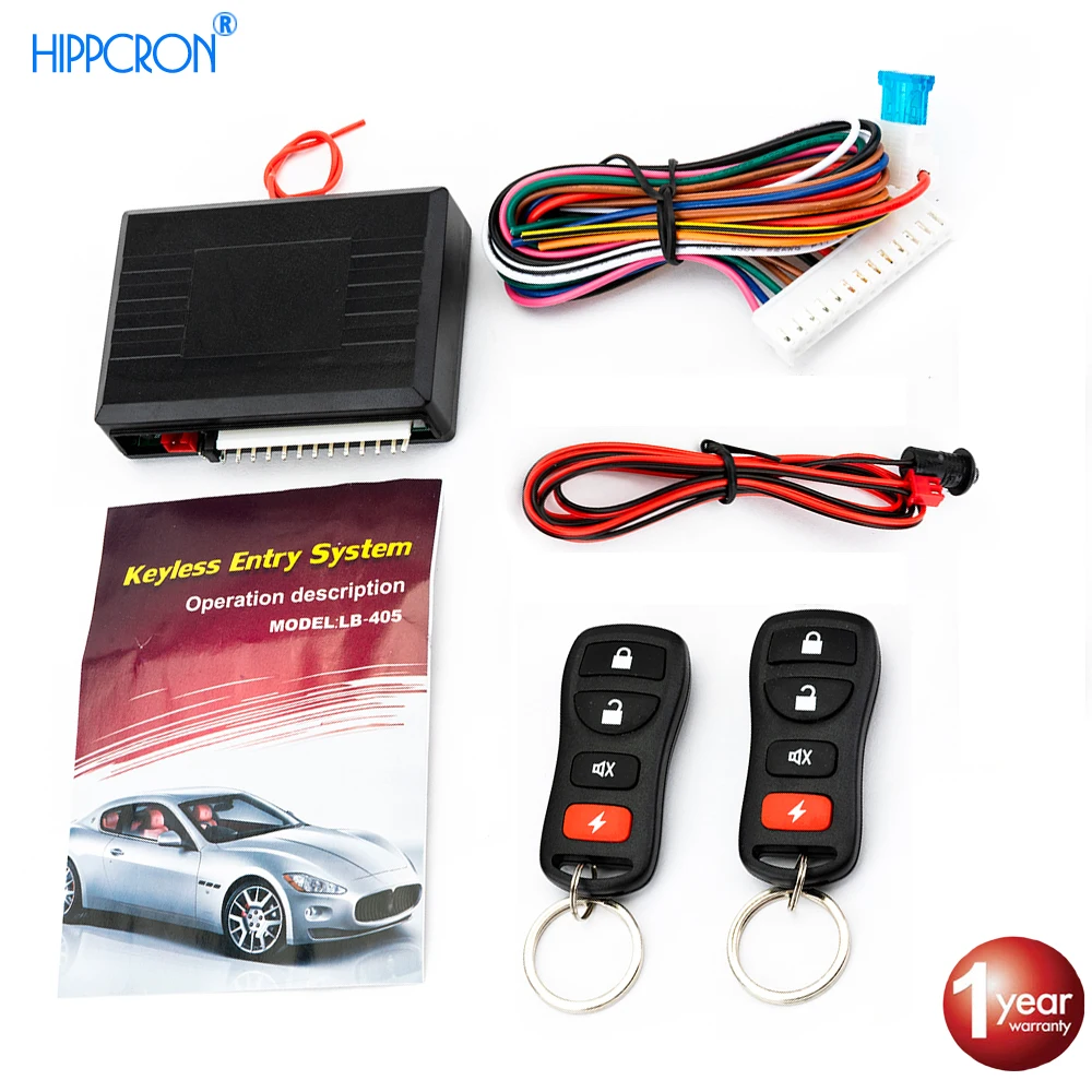 Us 8 03 33 Off Hippcron Car Remote Central Door Lock Keyless System Central Locking With Remote Control Car Alarm Systems Remote Central Kit In
