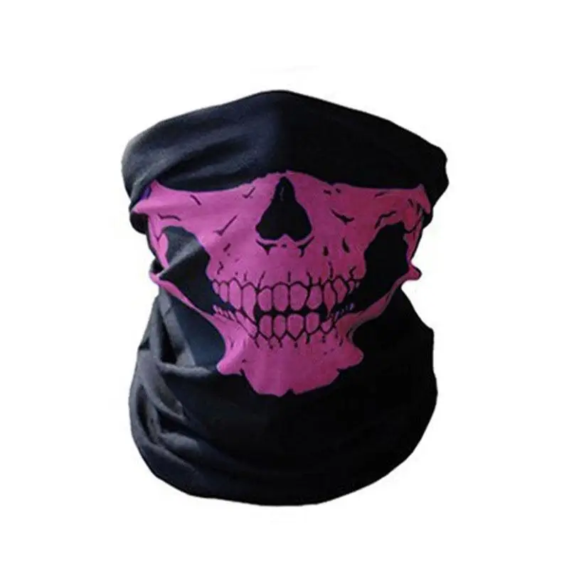 WoSporT новая тактическая маска для лица Archey Skull бесшовная Военная охотничья повязка на голову маски для лица бандана шарфы с черепом - Цвет: purple