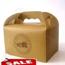 Формы для выпечки кекс коробки коричневый ручная деликатная полоска ручная контейнер для закусок