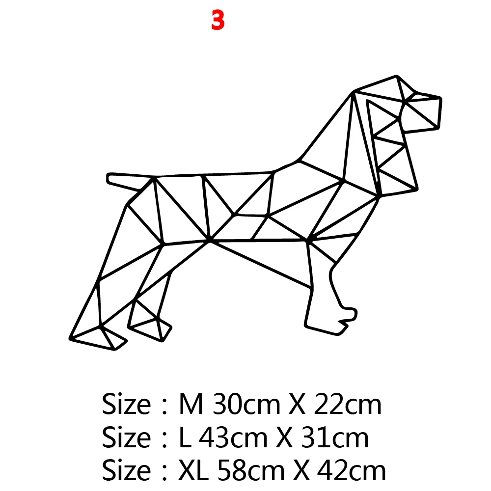 27 стилей большие Геометрические Животные наклейки на стену для украшения дома декор для гостиной спальни художественные наклейки настенные наклейки - Цвет: p3