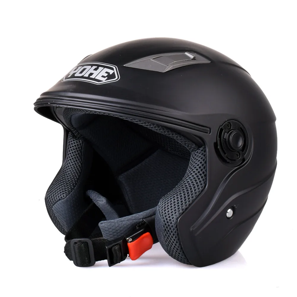 YOHE мотоциклетный шлем с открытым лицом Casco Moto Casque мото скутер шлемы матовые