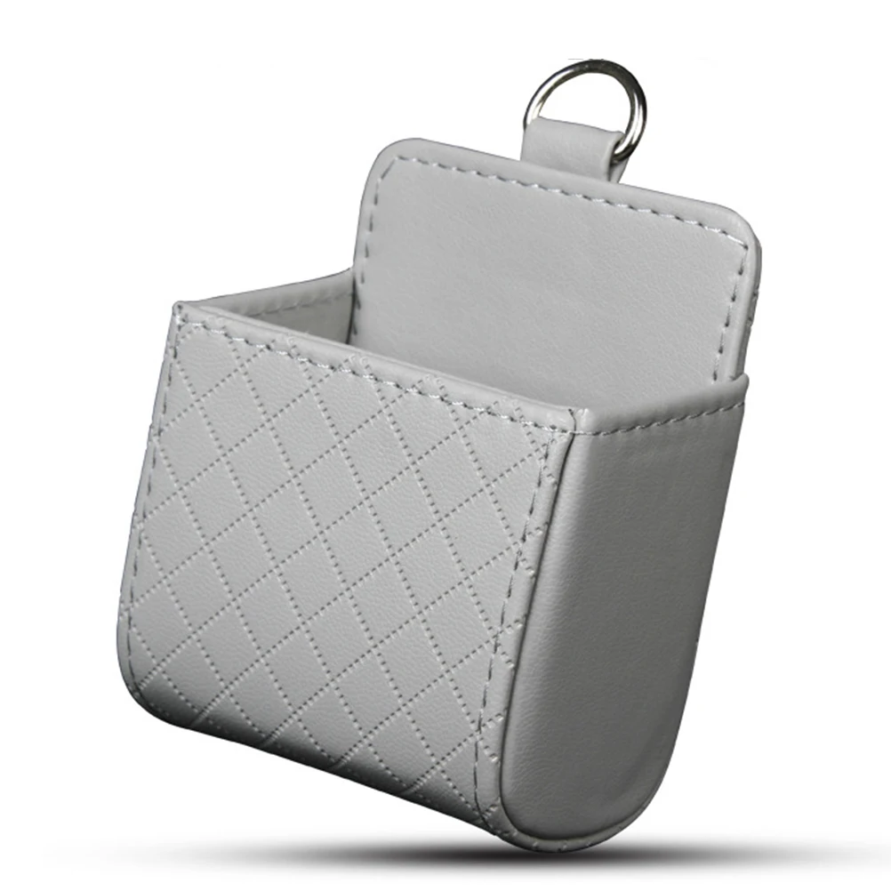 1 шт., автомобильный держатель для телефона, карман для хранения, органайзер, сумка для мусора - Цвет: gray