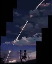 Набор для рисования по номерам на холсте японская анимация 5 см Byousoku cioioil-X012 | Дом и