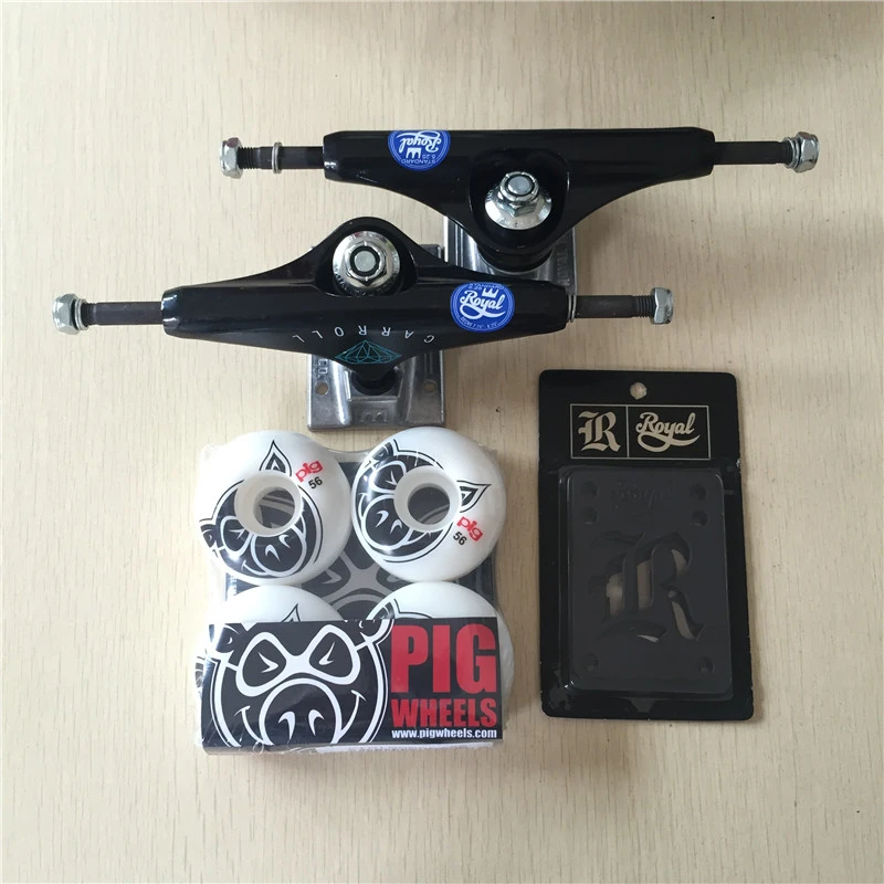 Free Shipping Skateboard Parts Royal Aluminum 5.25" Skateboard Trucks