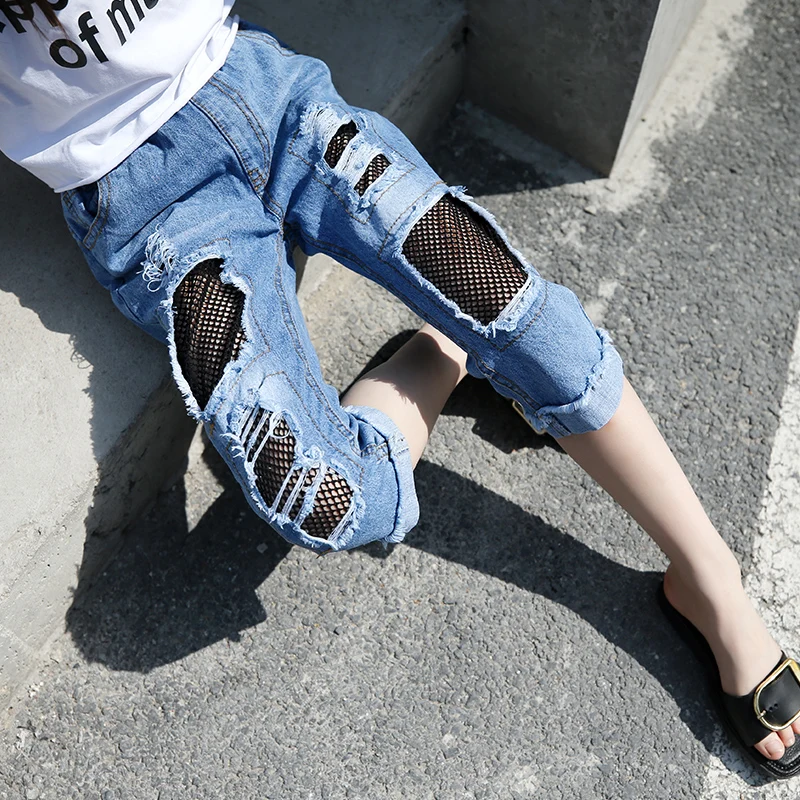 

2020 New Fashion Girls Jeans Fille Baby Girls Boutique Fall Denim Pants Teenagers Pants Trousers Kids Clothes Kot Pantolon 10 12