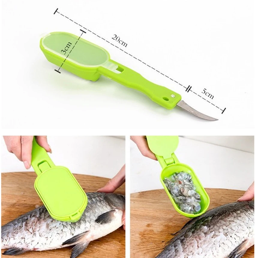 New Fish Scale Scraper Kitchen Fish Scale Remover Mini