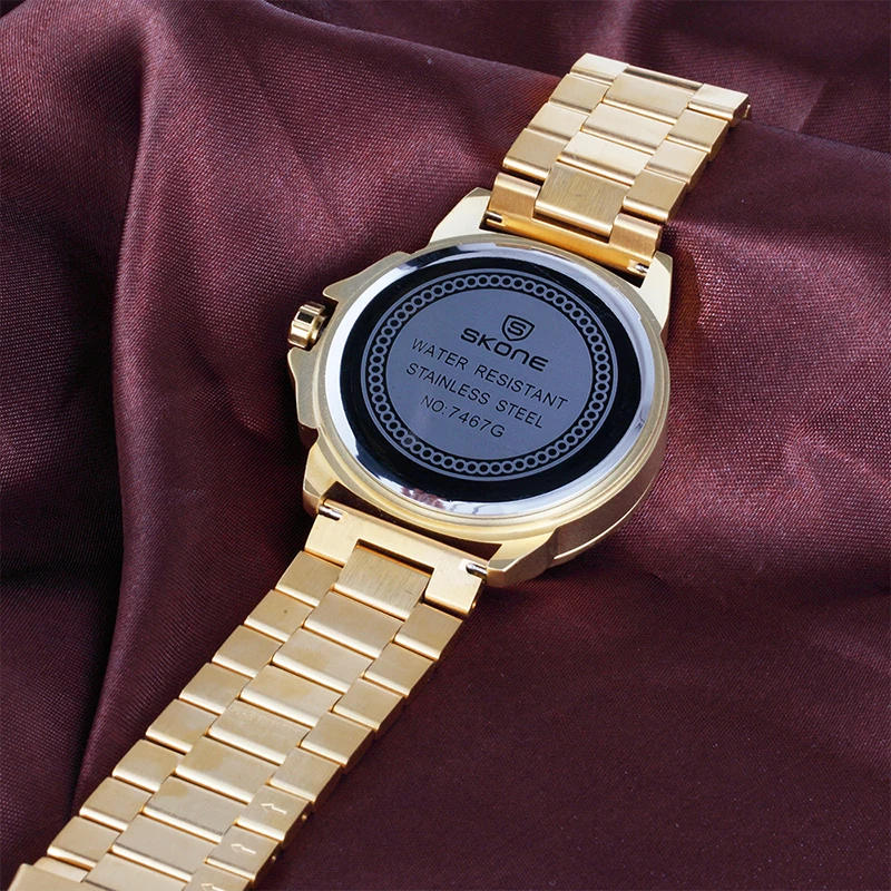 spring shape  steel watch11