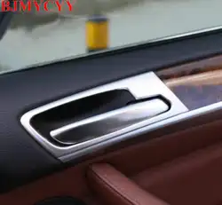 Bjmycyy 4 шт./компл. нержавеющая сталь стайлинга автомобилей интерьера дверные ручки крышки Накладка дверь чаша украшения для BMW X5 X6 F15 F16 e70 E71