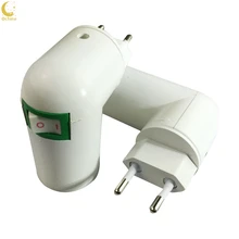 Ochine бренд США/ЕС вилка PBT PP к E27 белая База Светодиодный светильник держатель лампы адаптер конвертер гнездо к E27