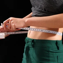 Белый метрический тела рулетка здоровья фитнес похудения лента талии измерительная рулетка Линейка измерения