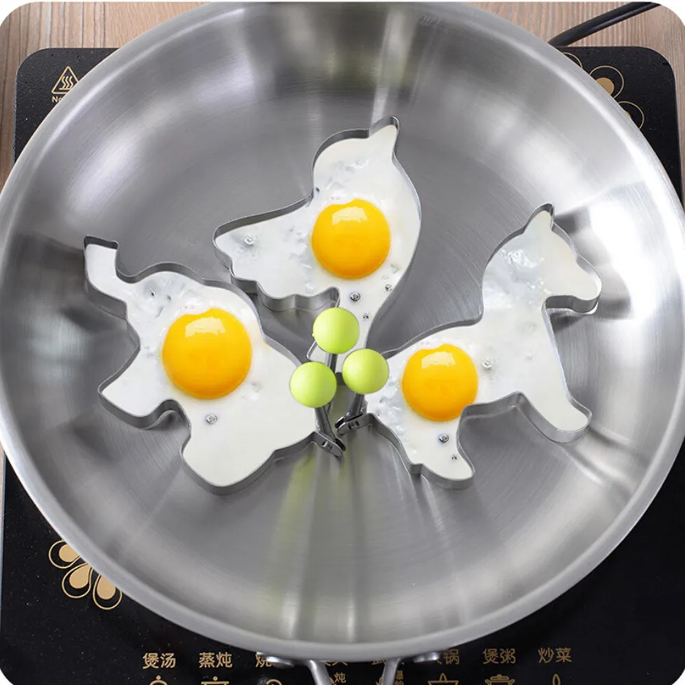 Кухонная форма, инструменты для приготовления яиц из нержавеющей стали, форма для жарки яиц, форма для животных, r блинная форма, Прямая поставка L1028