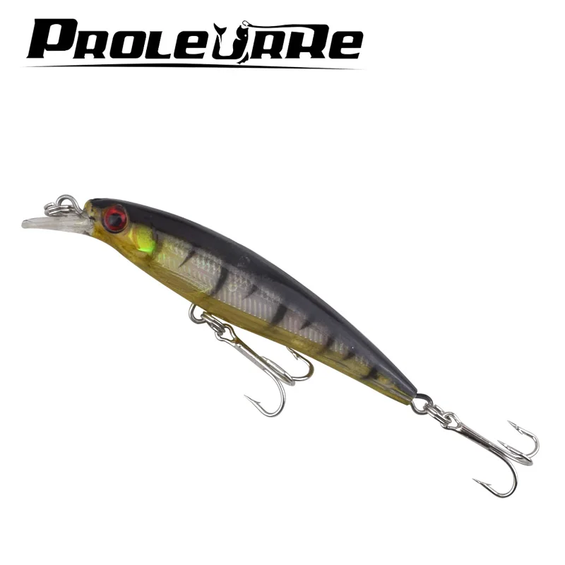 

Proleurre 1Pcs 9CM 7.5G Floating Minnow Fishing Lures Laser Hard Baits Aritificial plastic fish Wobblers Pesca Isca Crankbait