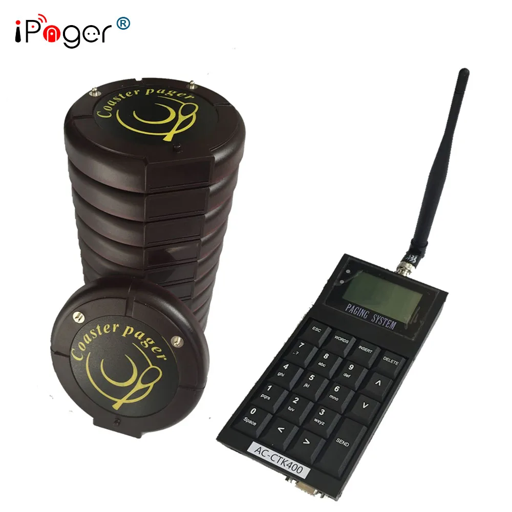 

BJHP wireless waterproof buzzer quiz system(1 keypad with 10 pagers)