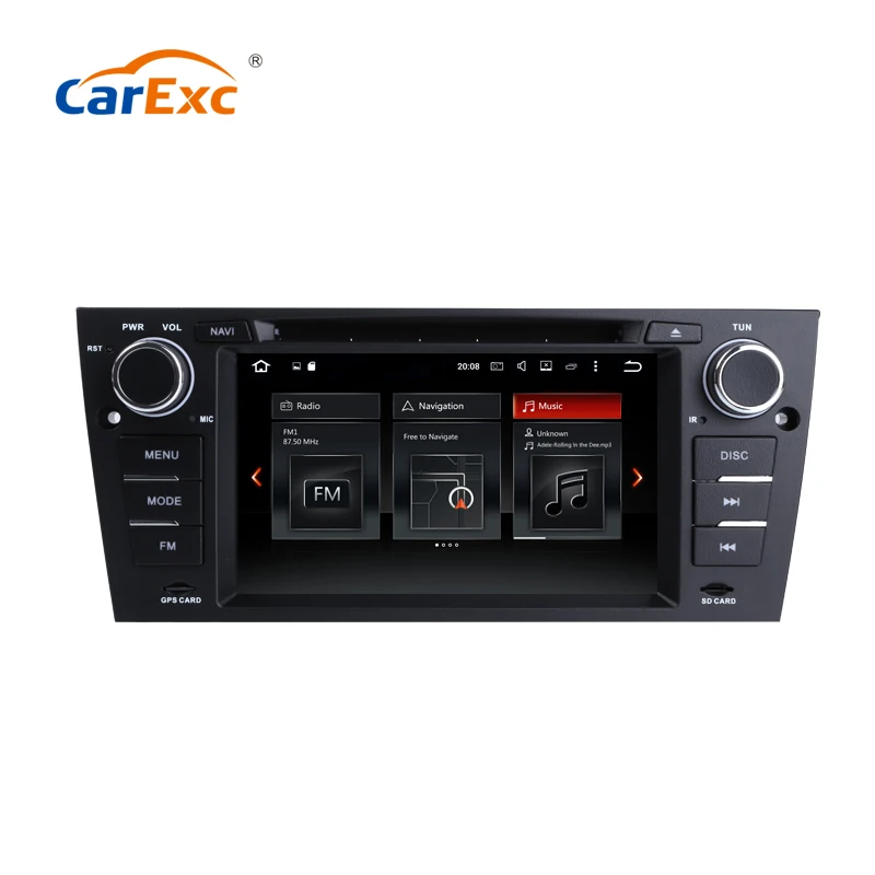 CarExc Android 9.0 OS For BMW E90 E91 3 Series Car DVD Player With GPS Navigation System WiFi Bluetooth USB SD Radio Multimedia
