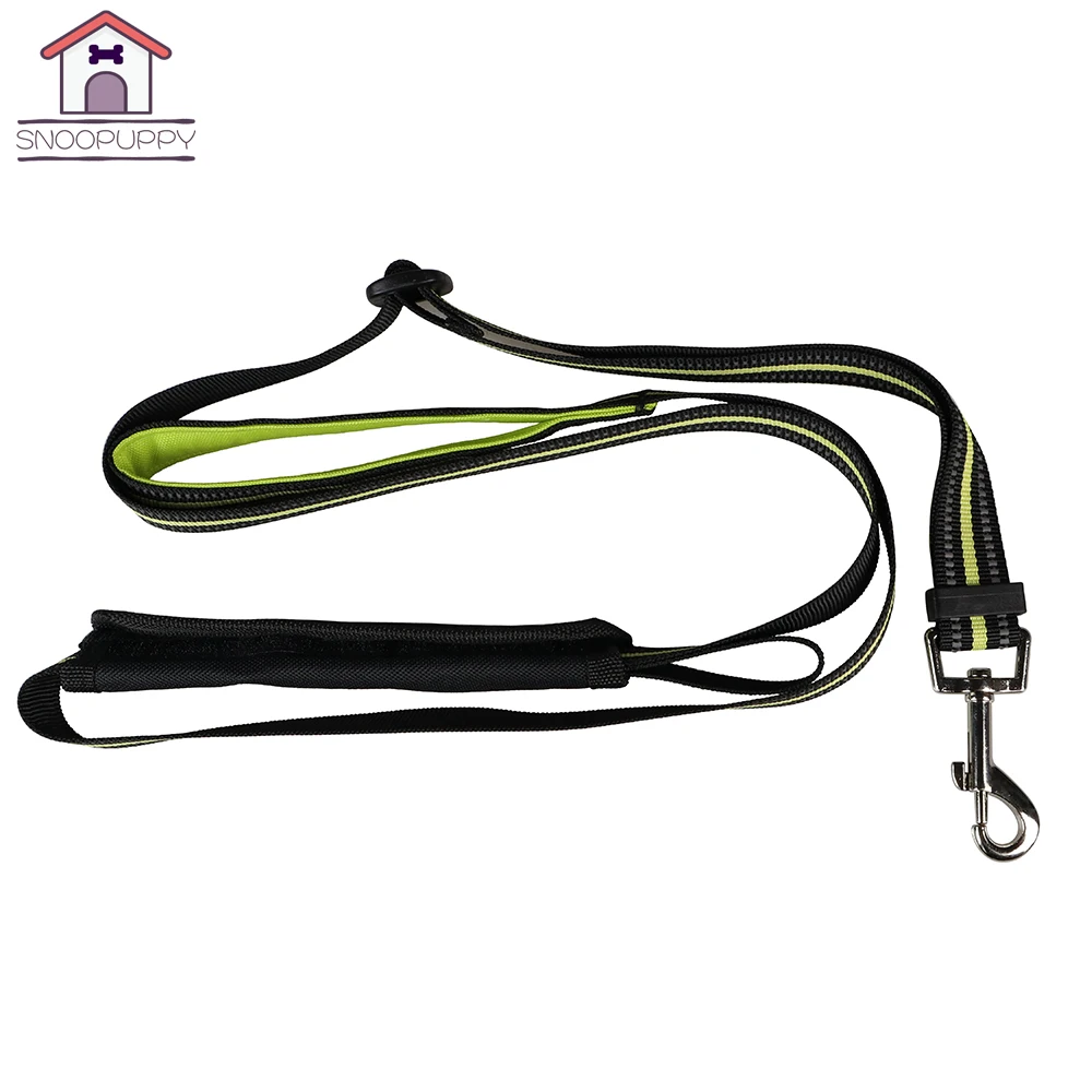 Dogs Leashes Reflective Strip Pet Leash Adjustable With Car Buckle All Seasons Dog Leashes For