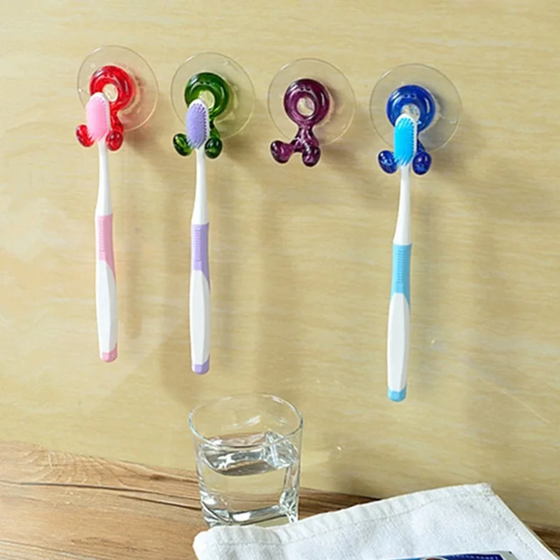 

Dropshipping Toothbrush Holder Stand Razor Rack Organizer Suction Cup Wall Mounted For Bathroom MDP66