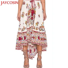 Женское бохо, этнический цветочный Макси летнее пляжное длинное повседневное Y7718