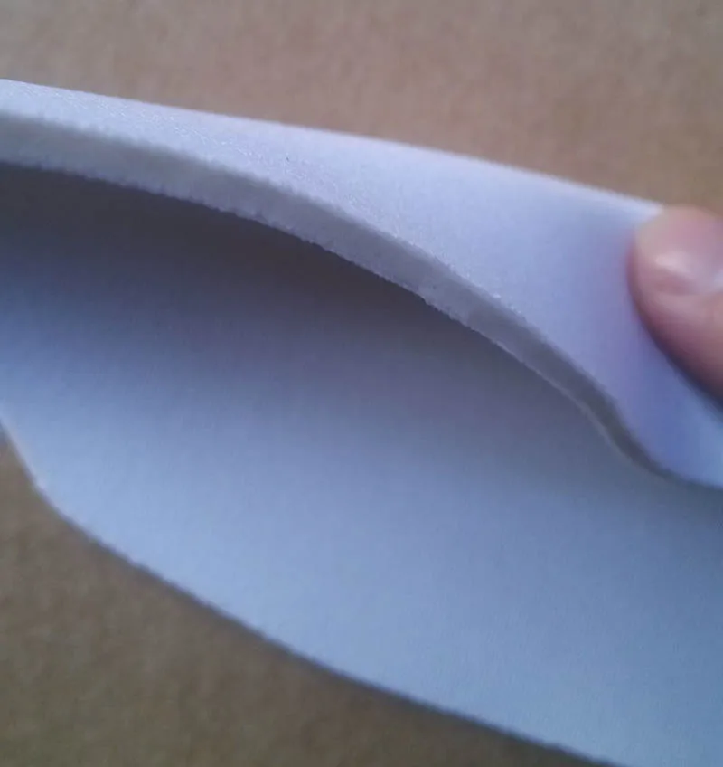 

2.5MM white SRB Neoprene fabrics compound Polyester fiber layer