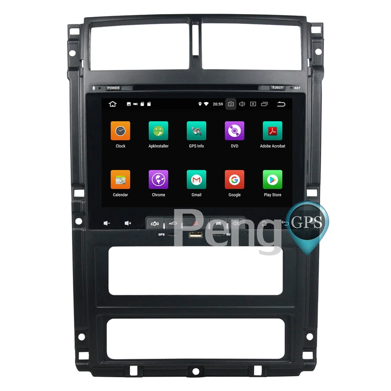 Sale 2 Din Android 8.0 Car CD DVD Player 8Core GPS Navigation for PEUGEOT 405 PG405 Stereo 1080P HD Screen Autoradio 4