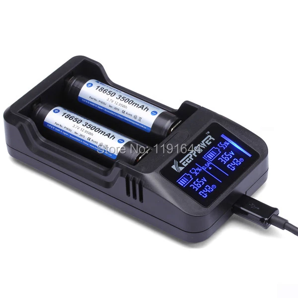 

Free Shipping!!1PCS Original Keeppower L2 USB Intelligent LCD Display Li-ion Rechargeable Battery Charger