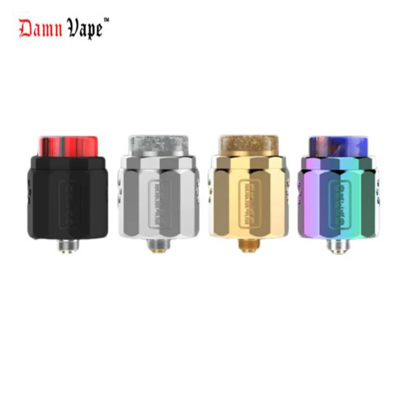 

Original Damn Vape Dread BF RDA Tank Damnvape E Cigarette Atomizer with With New Lolly Coil Single Dual Coil