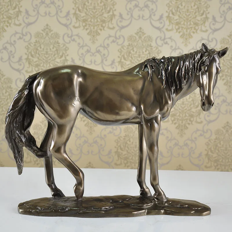Bronze Horse Ornaments Crafts Home Furnishings Living Room Decorations