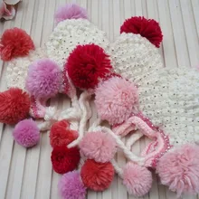 В европейском стиле, вязаный крючком кардиган вязаный чепчик ручной работы головной убор ручной работы Лыжная вязаная шапочка 20 шт./лот#2799