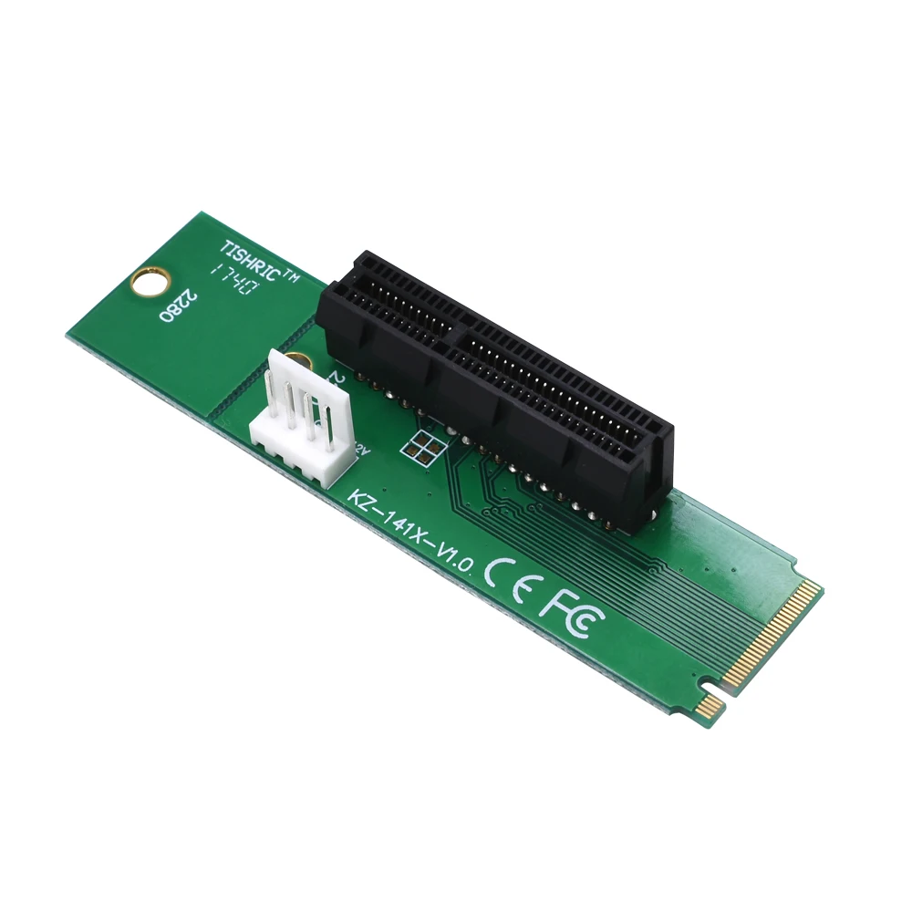 TISHRIC NGFF SSD M.2 M2 to PCIE Pci e Express 4x 1x слот адаптер карта майнинга Райзер Расширитель